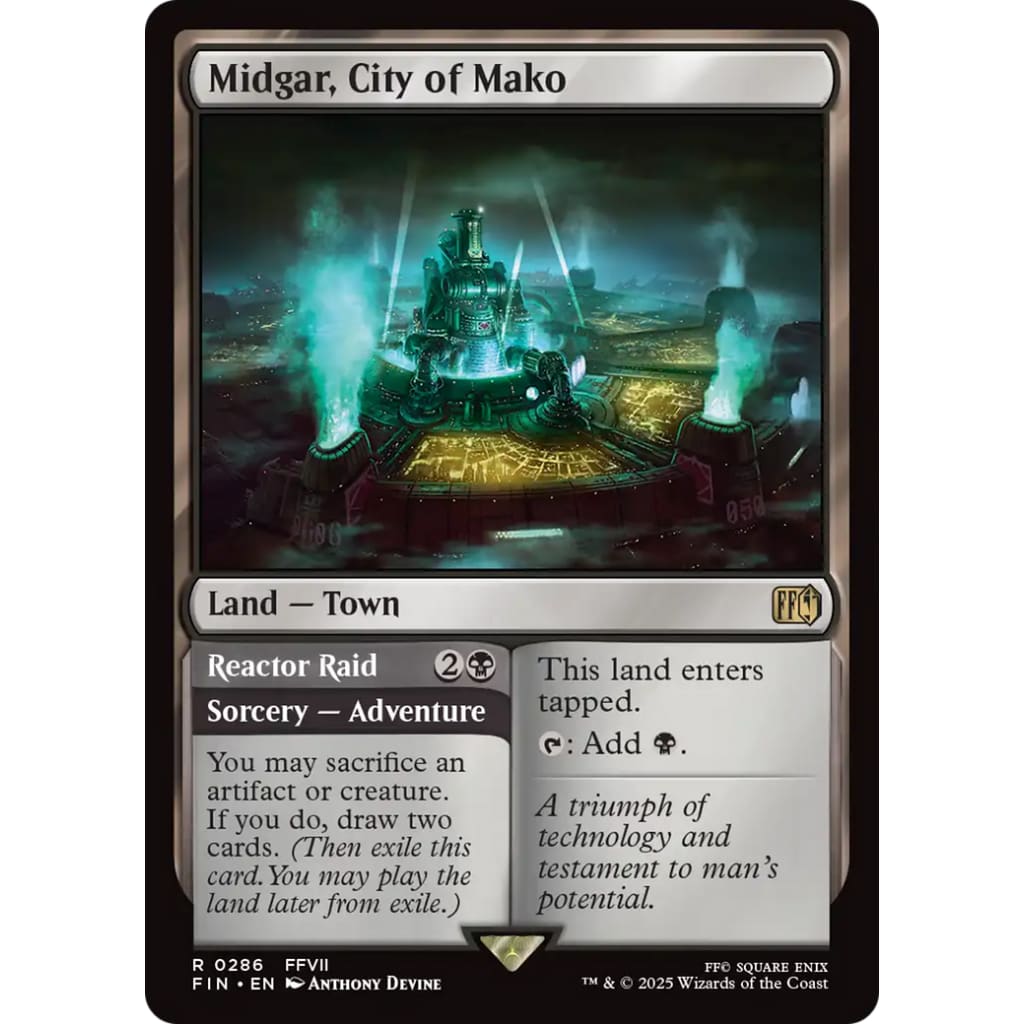 Midgar City of Mako // Reactor Raid (FIN-286) - Single