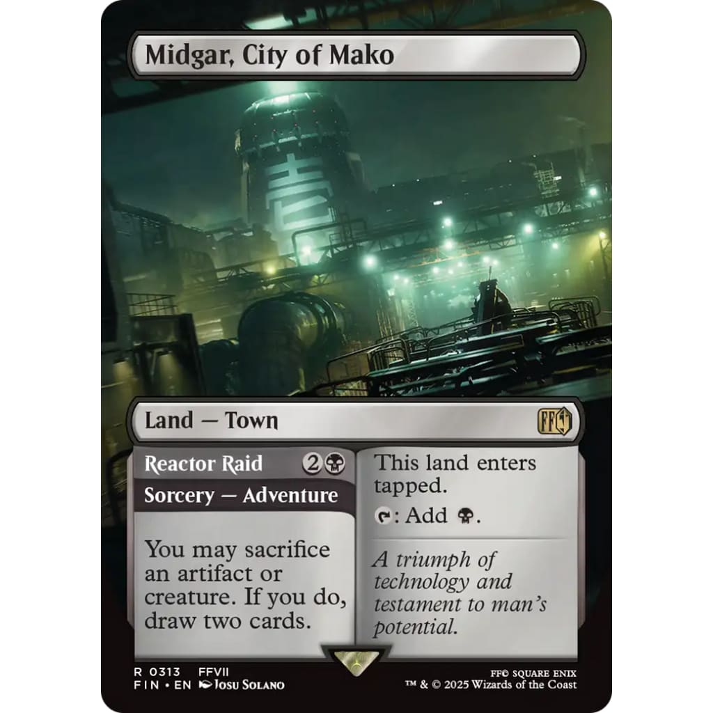 Midgar City of Mako // Reactor Raid (FIN-313) (Borderless)