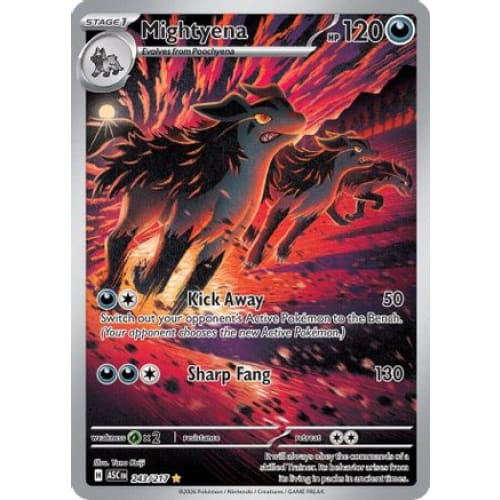 Mightyena - 243/217 (243) Illustration Rare Holofoil