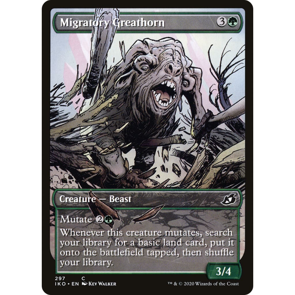 Migratory Greathorn (IKO-297): (Showcase) - Single