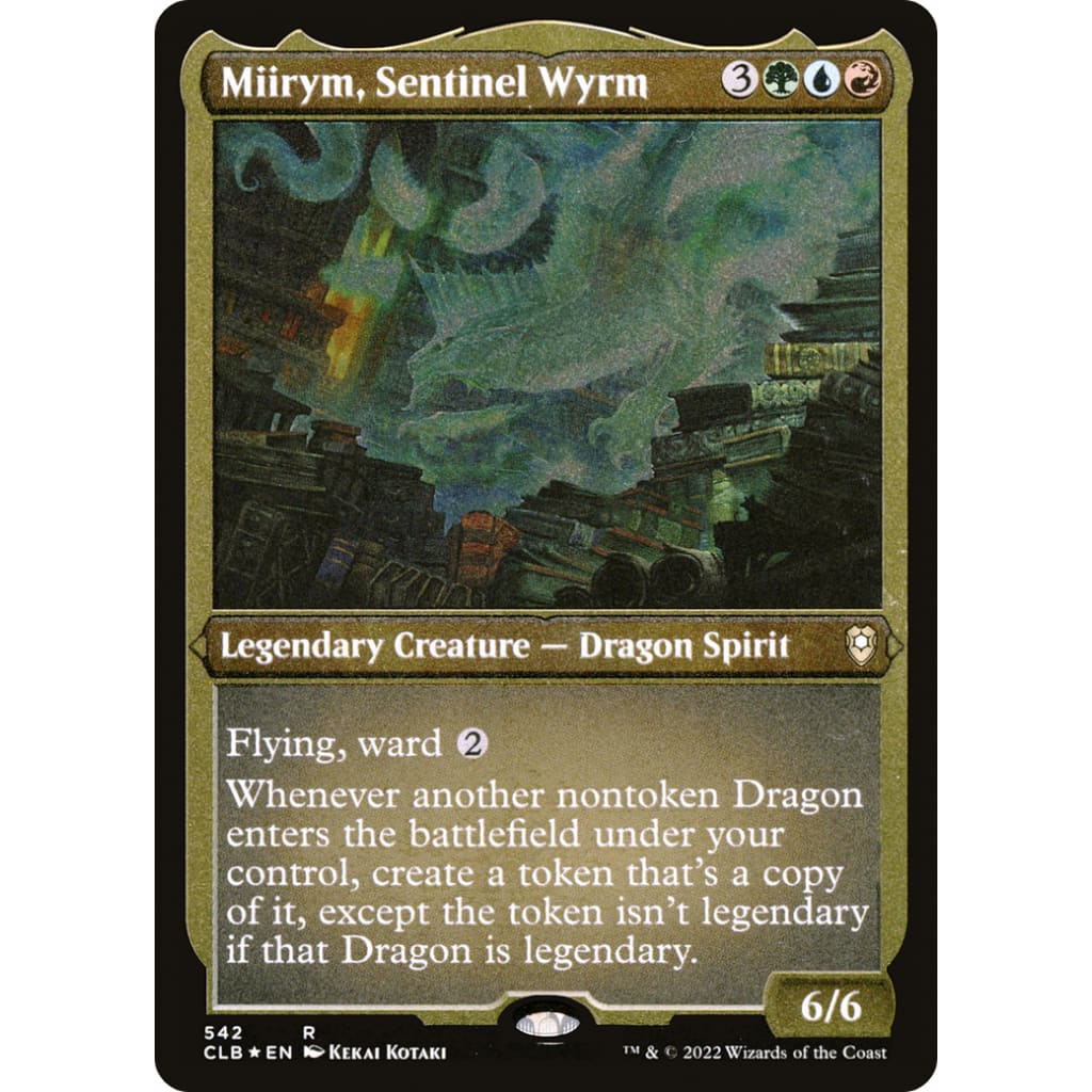 Miirym Sentinel Wyrm (CLB-542) etched - Single