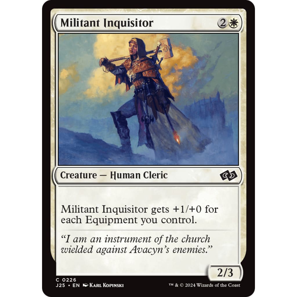 Militant Inquisitor (J25-226) - Single