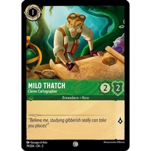 Milo Thatch - Clever Cartographer (79/204) - Into