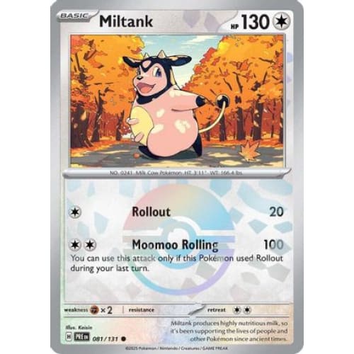 Miltank (Poke Ball Pattern) (81) Common Holofoil - Single