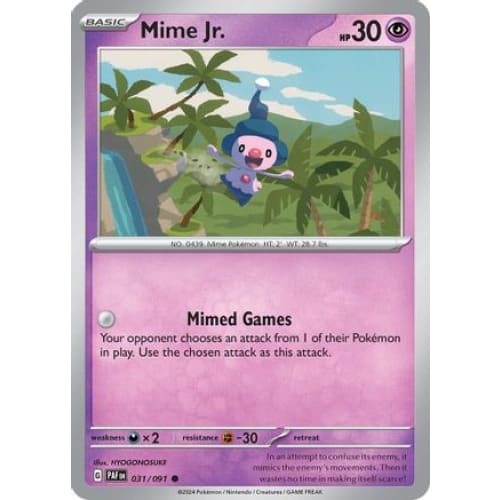 Mime Jr. (31) Common Reverse Holofoil - Single