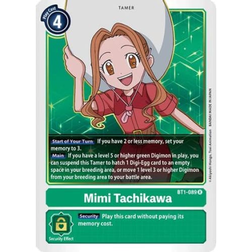 Mimi Tachikawa - BT1-089 (BT1-089 R) Rare - Single