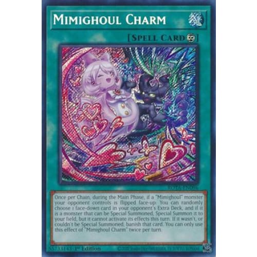 Mimighoul Charm - ROTA-EN096 Secret Rare 1st Edition