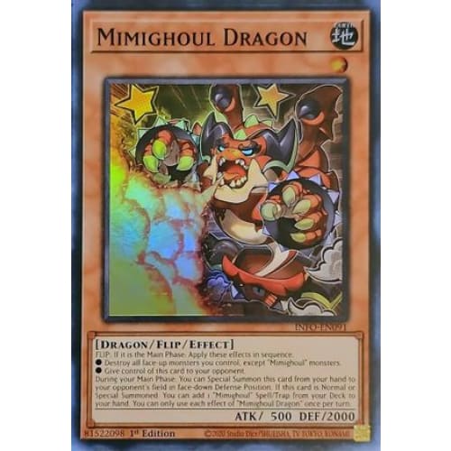 Mimighoul Dragon - INFO-EN091 Super Rare 1st Edition