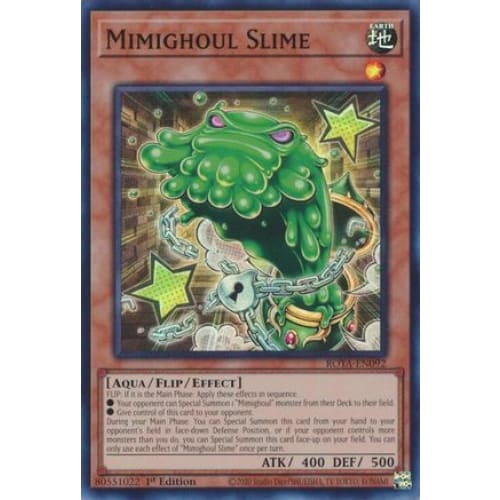 Mimighoul Slime - ROTA-EN092 Super Rare 1st Edition - Single