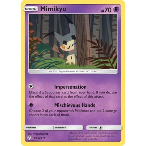Mimikyu (096/236) Uncommon - Single