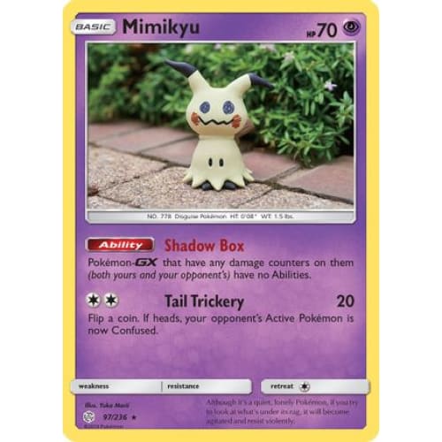 Mimikyu (097/236) Rare Classic Reverse Holofoil - Single