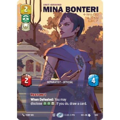 Mina Bonteri - Stop This War (Prestige Foil) (1083) Foil