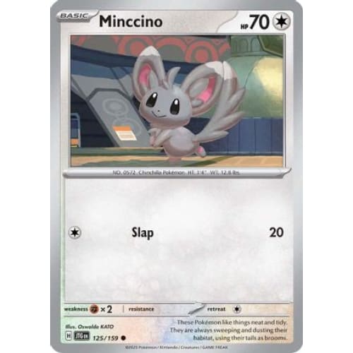 Minccino (125) Common Reverse Holofoil - Single