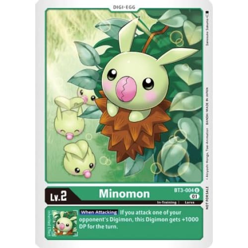 Minomon (Winner Pack X Record) (BT3-004 U) Uncommon - Single