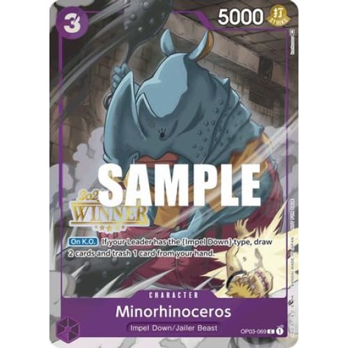 Minorhinoceros (Offline Regional 2023) [Winner] OP03-069 PR