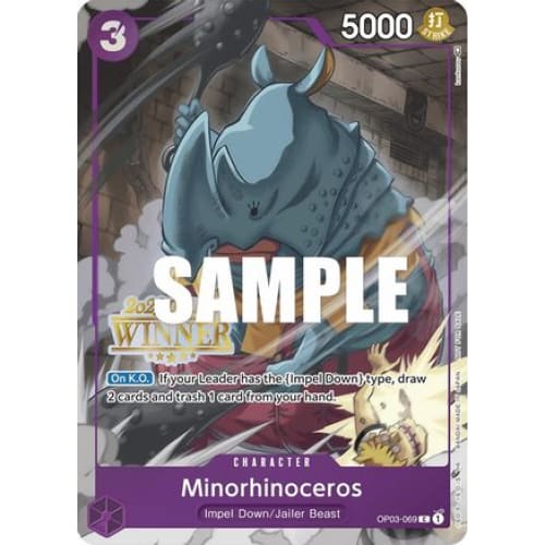 Minorhinoceros (Online Regional 2023) [Winner] OP03-069 PR