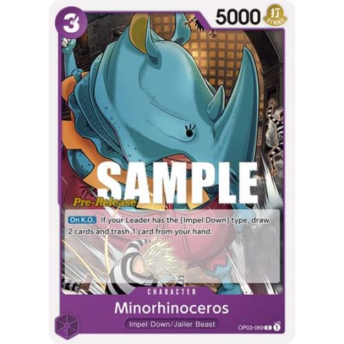 Minorhinoceros OP03-069 C Pillars of Strength Pre-Release