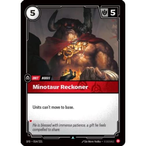 Minotaur Reckoner (014/221) - Spiritforged - Single