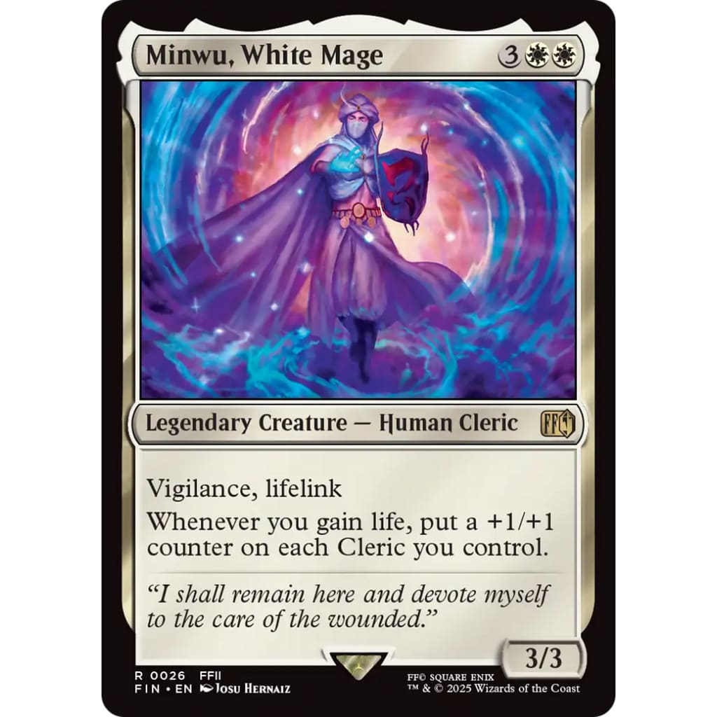 Minwu White Mage (FIN-026) - Single