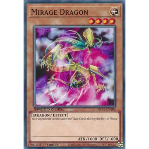 Mirage Dragon - SGX3-ENB09 Common 1st Edition - Single