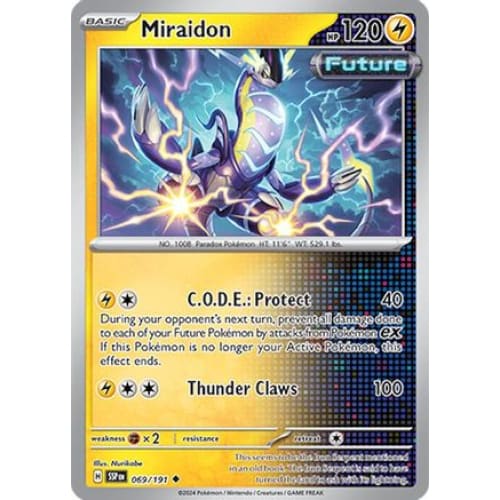 Miraidon (69) Uncommon Reverse Holofoil - Single