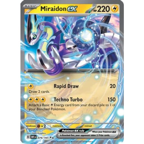 Miraidon ex (079/197) Double Rare - Single