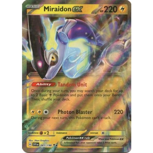 Miraidon ex - 081/198 (81) Double Rare Holofoil - Single