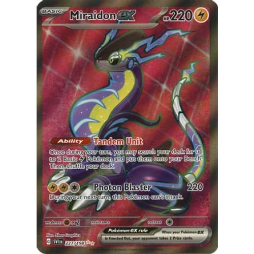Miraidon ex - 227/198 (227) Ultra Rare Holofoil - Single