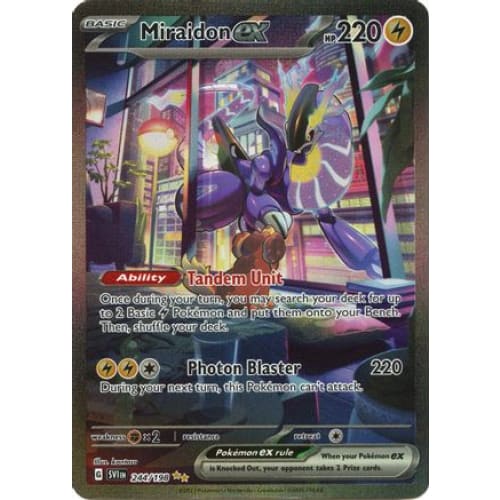 Miraidon ex - 244/198 (244) Special Illustration Rare