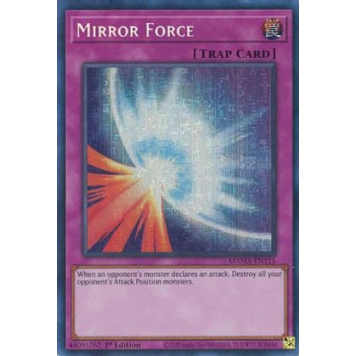 Mirror Force (Secret Pharaoh’s Rare) (MAMA-EN115) Secret