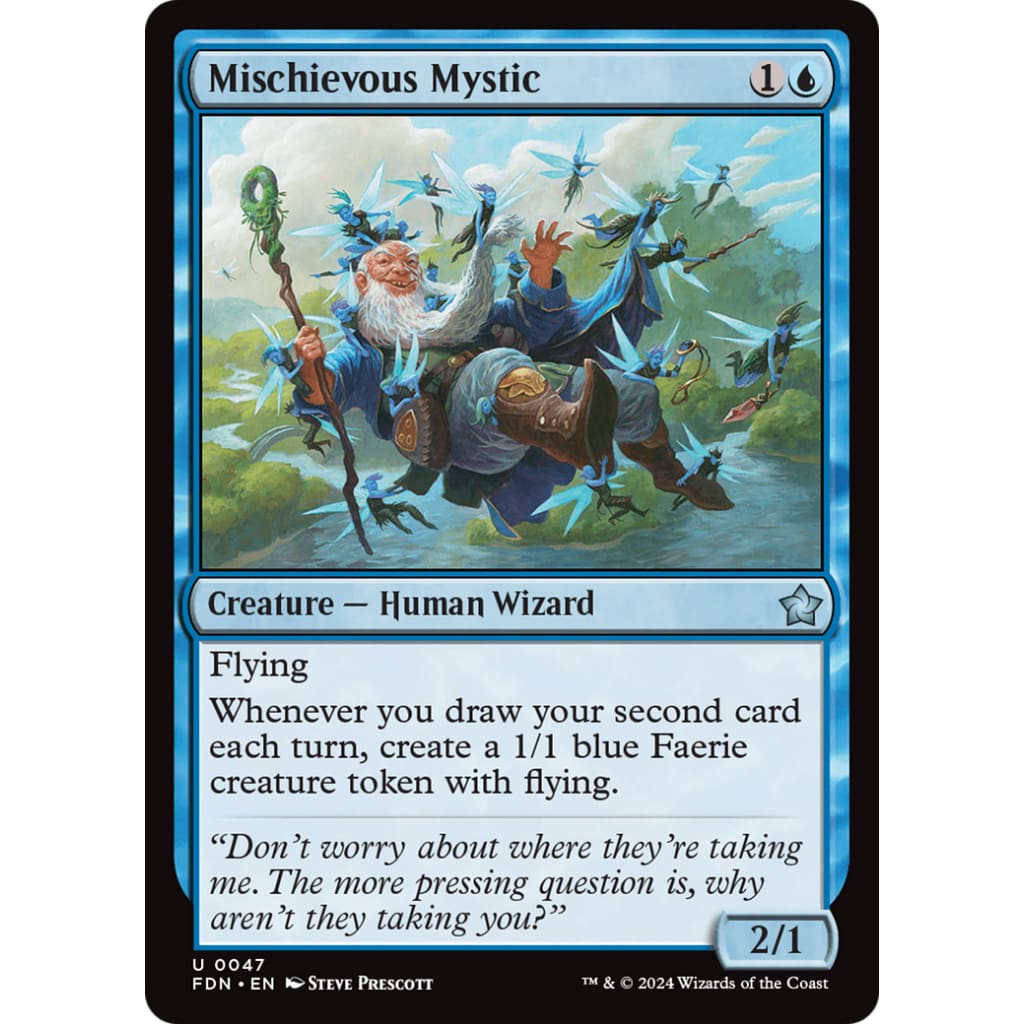 Mischievous Mystic (FDN-047) Foil - Single