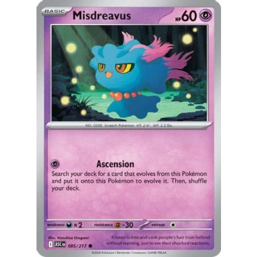 Misdreavus - 085/217 (85) Common - Single