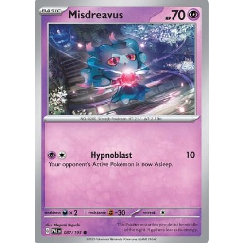 Misdreavus (87) Common Reverse Holofoil - Single