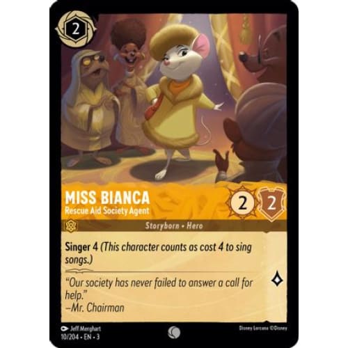 Miss Bianca - Rescue Aid Society Agent (10/204) - Into