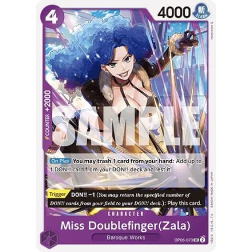 Miss Doublefinger(Zala) (Reprint) OP05-073 UC Premium