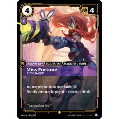 Miss Fortune - Buccaneer (Alternate Art) (193a/298)
