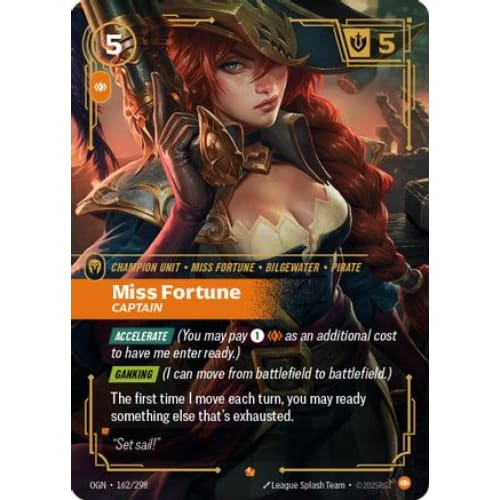 Miss Fortune - Captain (162/298) - Origins Foil - Single