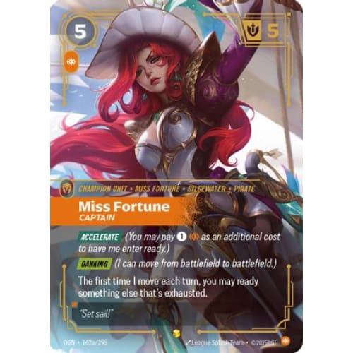 Miss Fortune - Captain (Alternate Art) (162a/298) - Origins