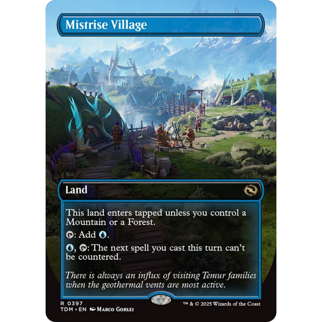 Mistrise Village (TDM-397) (Borderless) - Single