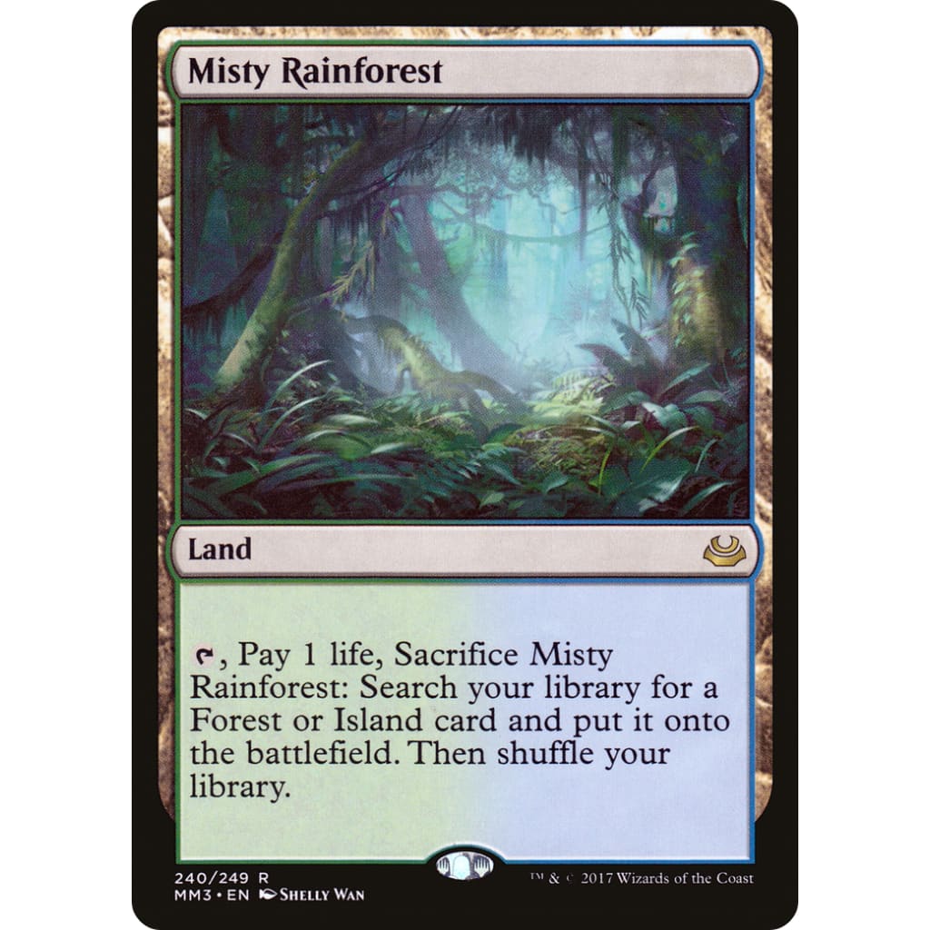 Misty Rainforest (MM3-240) Foil - Single