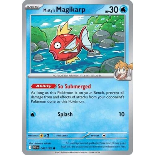 Misty’s Magikarp (48) Common Reverse Holofoil - Single