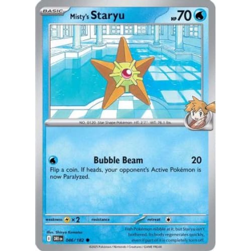 Misty’s Staryu (46) Common - Single