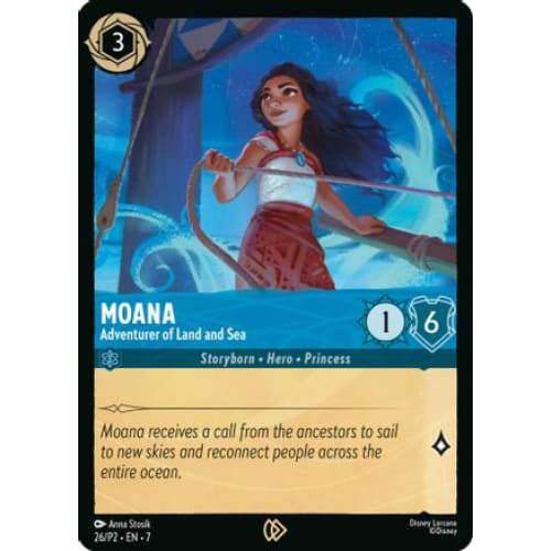 Moana - Adventurer of Land and Sea (26) - Disney Lorcana