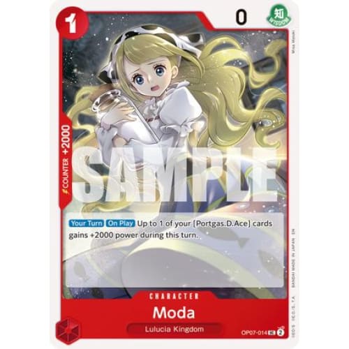 Moda (Reprint) OP07-014 UC Premium Booster -The Best- Vol.