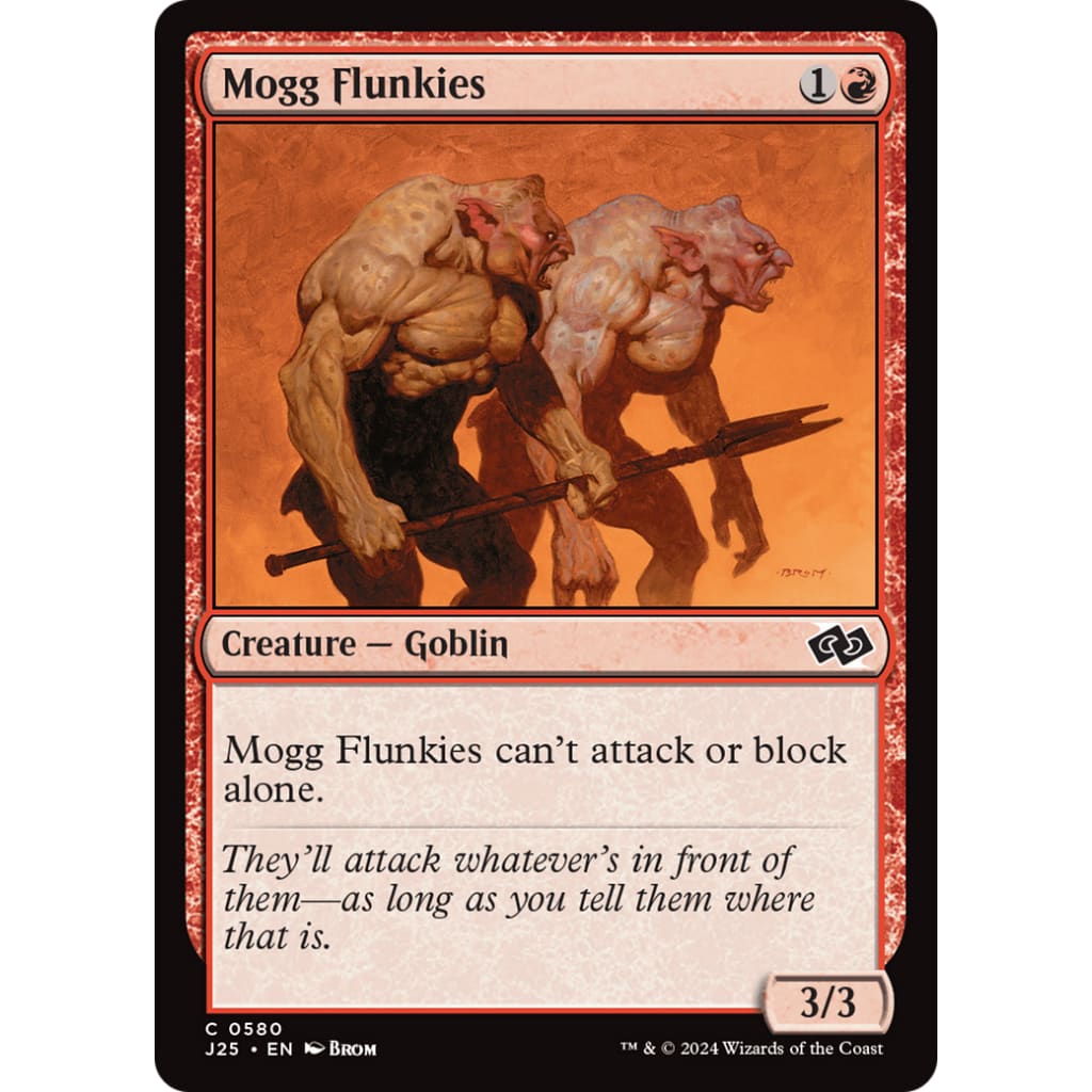 Mogg Flunkies (J25-580) - Single
