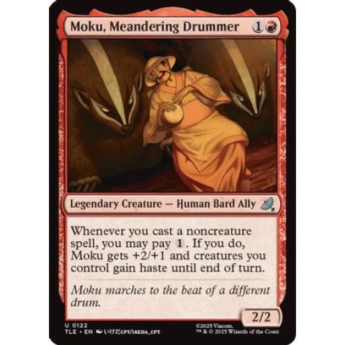 Moku Meandering Drummer (TLE-122) Foil - Single
