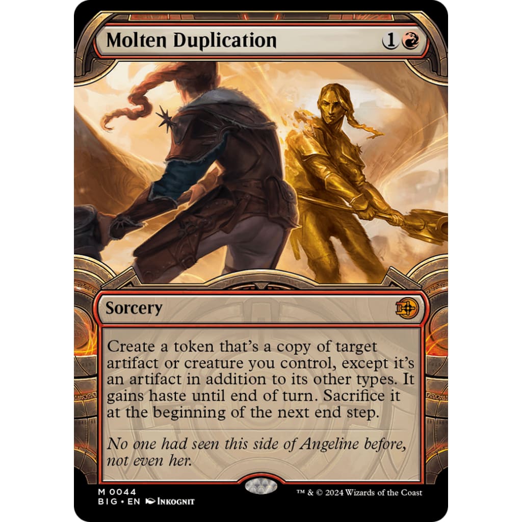 Molten Duplication (BIG-044): (Showcase) (Borderless) Foil
