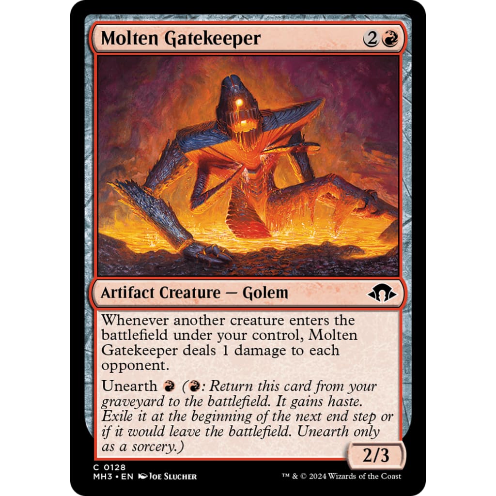 Molten Gatekeeper (MH3-128) Foil - Single
