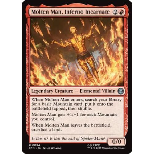 Molten Man Inferno Incarnate (SPM-084) Foil - Single