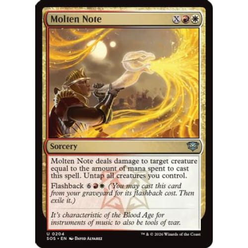 Molten Note (SOS-204) Foil - Single